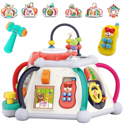 اسباب بازی هرم هوش موزیکال هولی تویز مدل Musical Activity Cube