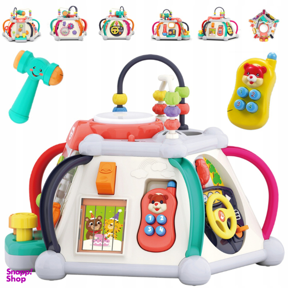 اسباب بازی هرم هوش موزیکال هولی تویز مدل Musical Activity Cube