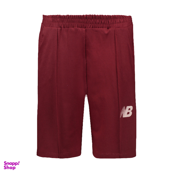 ست نیم تنه و شلوارک زنانه لوینت طرح NB کد 6356 رنگ زرشکی