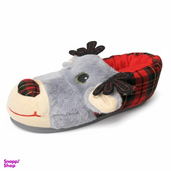 پاپوش زنانه طرح الیت رنگ طوسی قرمز