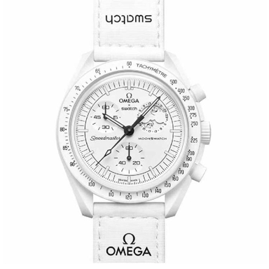 ساعت عقربه ای مردانه طرح امگا مدل MOONPHASE سه موتوره فعال