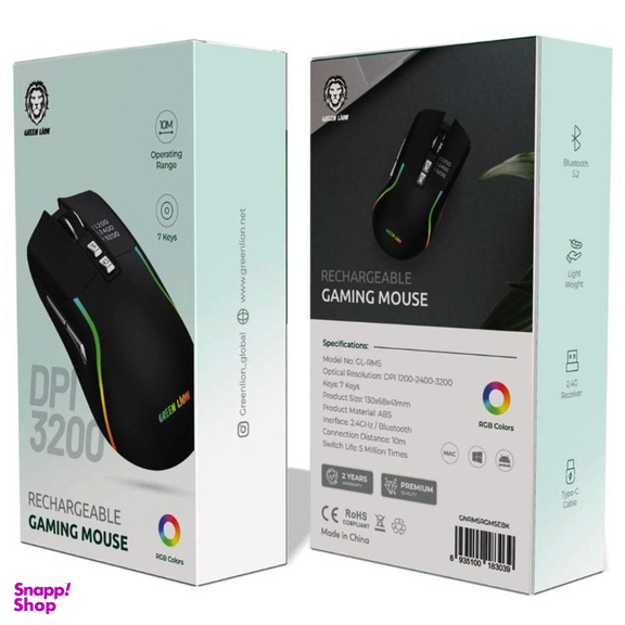 ماوس بی سیم مخصوص بازی گرین لاین مدل Gaming Mouse