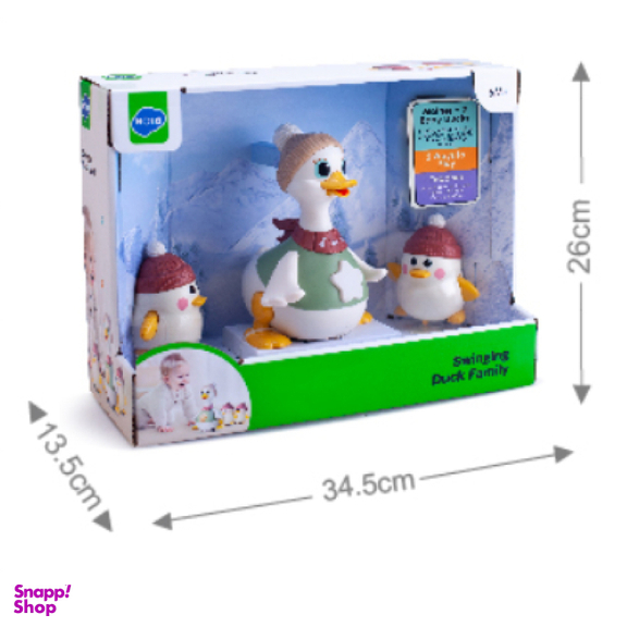 اردک و جوجه موزیکال هولی تویز سنسور دار مدل Musical Waddling Duck Family HE9987