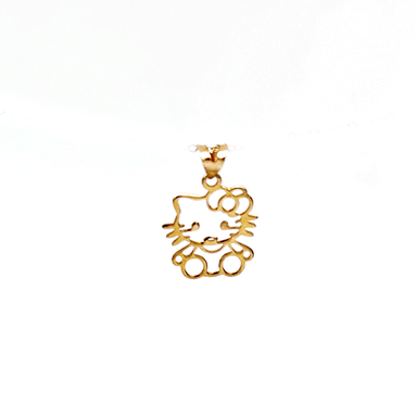 پلاک گردنبند طلا 18 عیار دخترانه هیام گالری کد 2010