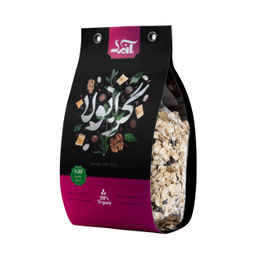 جو دوسرپرک صبحانه آنید با مغز فندق گردو دانه چیا موز وزن 450 گرم