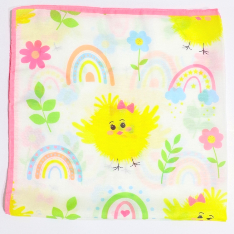 مینی اسکارف دخترانه طرح گنجشک کد 1030