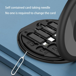 مجموعه کابل چند کاره Type-C ،USB، میکرو و لایتنینگ ارلدام مدل TC20 Data Cable Set
