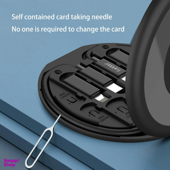 مجموعه کابل چند کاره Type-C ،USB، میکرو و لایتنینگ ارلدام مدل TC20 Data Cable Set