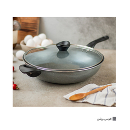 تابه تکنو مدل Wok سایز 32