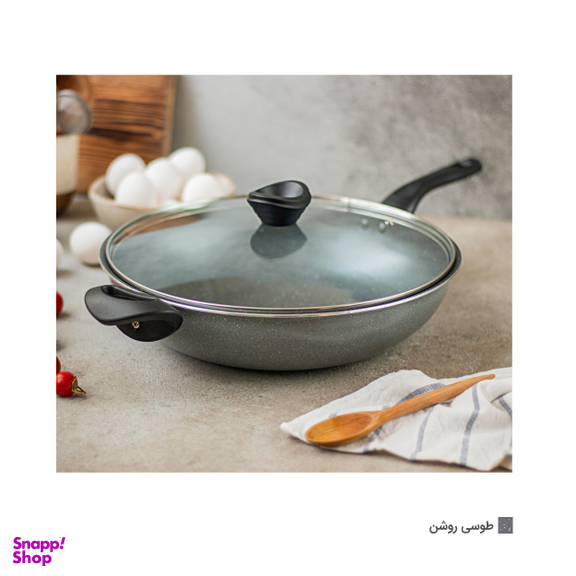 تابه تکنو مدل Wok سایز 32