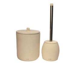 ست سطل زباله و فرچه آکسور مدل بلا کد HSETG033