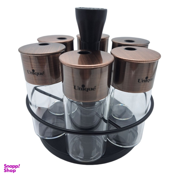 ست جای ادویه 6 پارچه یونیک مدل UN-1642