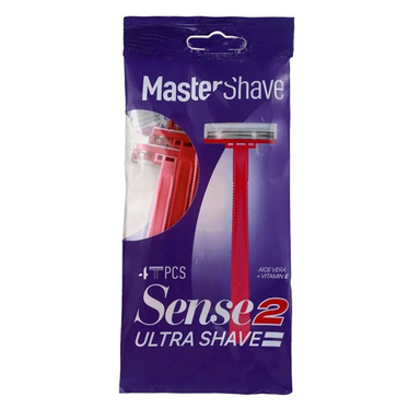 خود تراش مستر شیو مدل sense 2 بسته 4 عددی