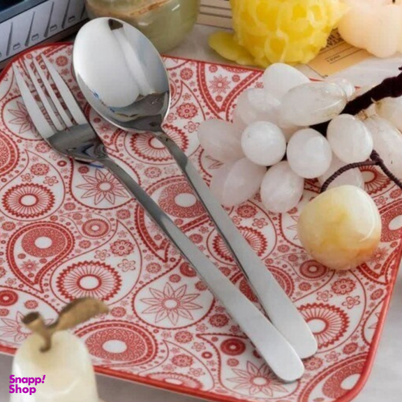سرویس قاشق و چنگال فالکون مدل 3302S کد 40 بسته 12 عددی