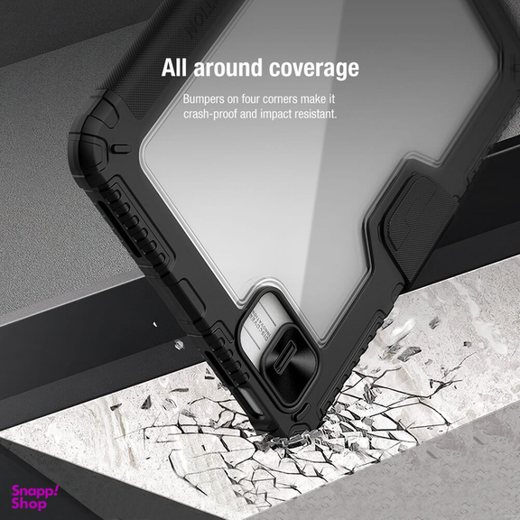کیف کلاسوری نیلکین مدل Camshield Bumper Leather مناسب برای تبلت اپل iPad 10 / iPad 10.9 (2022)