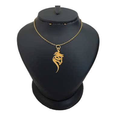 گردنبند طلا 18 عیار دخترانه لیردا مدل اسم مژگان کد Akm 239