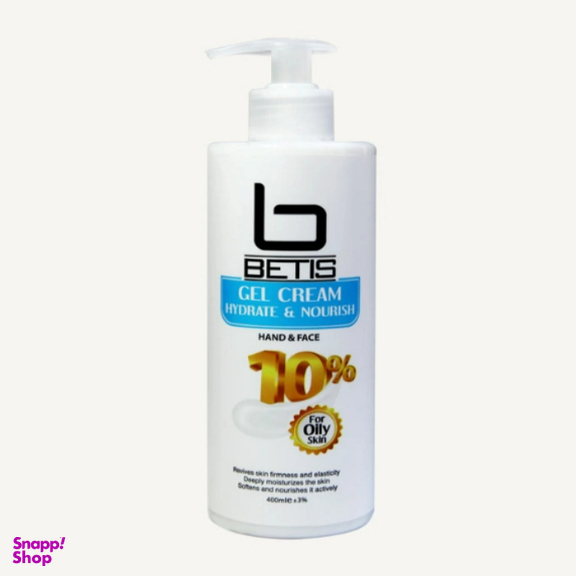 ژل کرم آبرسان پمپی بتیس فارما مدل 10% حجم 400 میلی لیتر