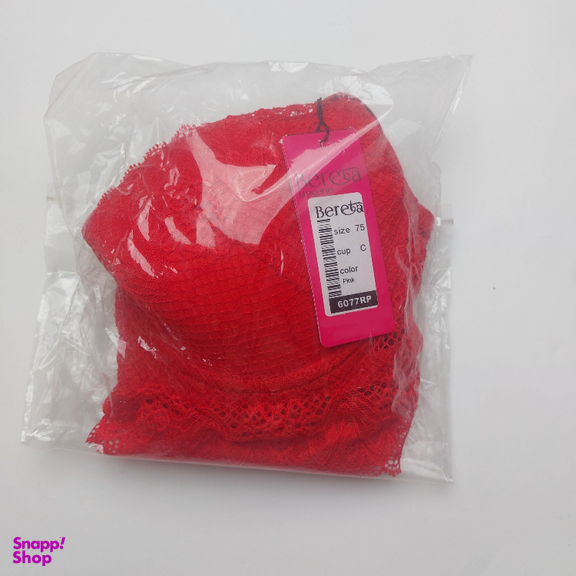 ست شورت و سوتین زنانه برتا کد 6077RP رنگ قرمز