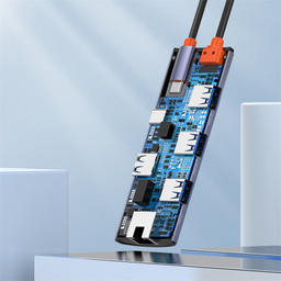 هاب 6 پورت الدینیو مدل DS-16U Type-C