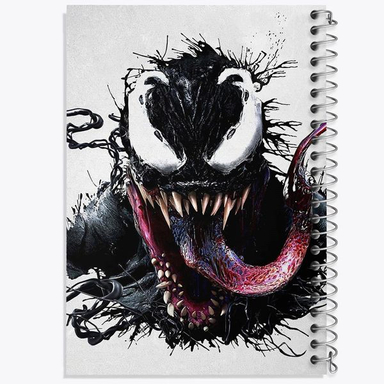 دفتر مشق 50 برگ خندالو مدل ونوم Venom کد 27323