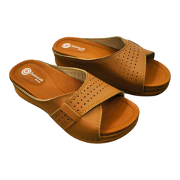 دمپایی طبی زنانه سعیدی کد 206 ویانزا رنگ عسلی