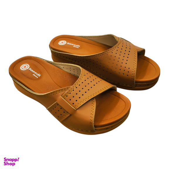 دمپایی طبی زنانه سعیدی کد 206 ویانزا رنگ عسلی