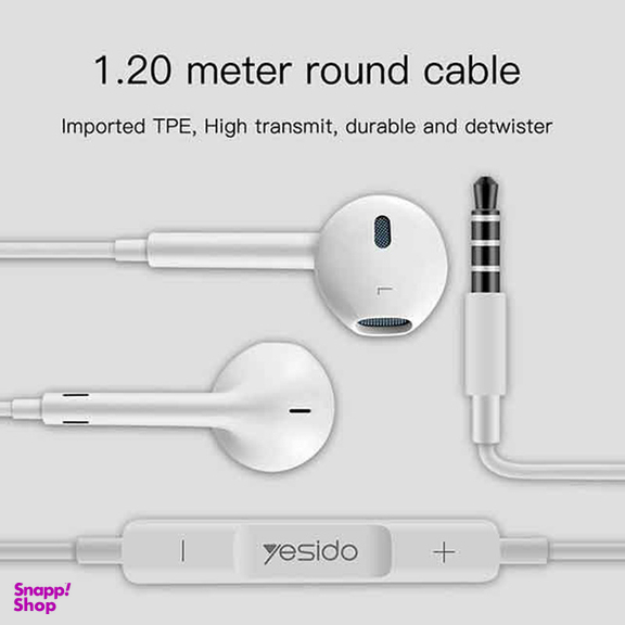 هندزفری سیم دار یسیدو مدل YH09