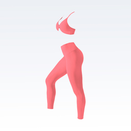 ست نیم تنه و لگینگ ورزشی زنانه مدل M5145