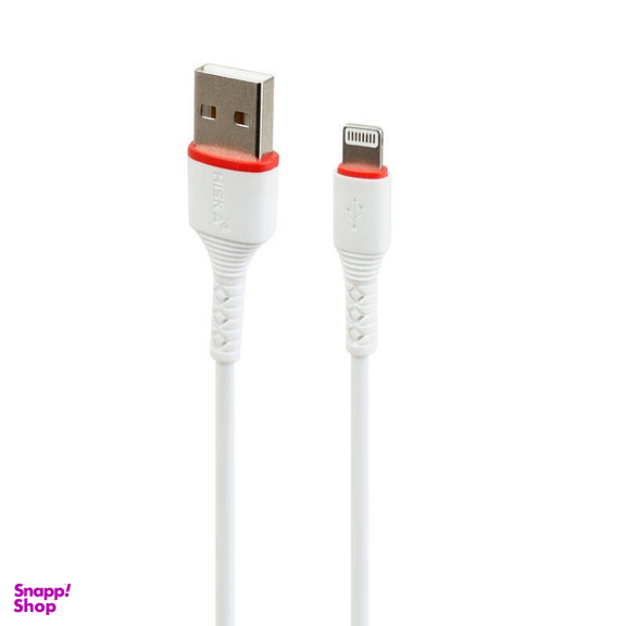 کابل دیتا USB به Lightning هیسکا مدل LX-728R 2.4A طول 1 متر