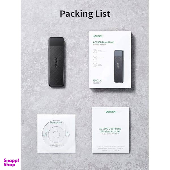 کارت شبکه بی سیم AC1300 یوگرین مدل CM492 کد 50340 کد 50340