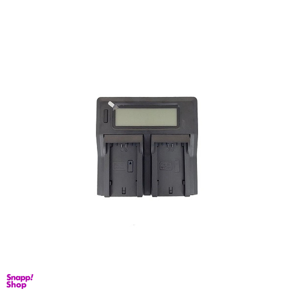 شارژر باتری دوربین کول کم مدل LP-E6 دارای دو محفظه شارژ