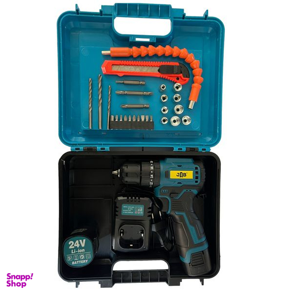 مجموعه 35 عددی پیچ گوشتی شارژی جاب مدل JSB-24 Li-Brushless