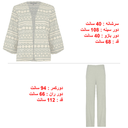 ست مانتو و شلوار زنانه مدل گندم رنگ آبی آسمانی