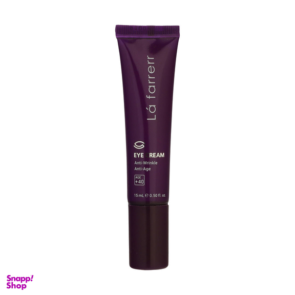 کرم ضد چروک دور چشم لافارر مدل Anti Wrinkle Anti Age مناسب افراد بالای 40 سال حجم 15 میلی لیتر