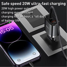 شارژر دیواری 20 وات یسیدو مدل YC50 به همراه کابل usb-c