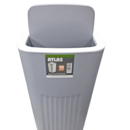 سطل زباله بادبزنی اطلس مدل موج کد 03
