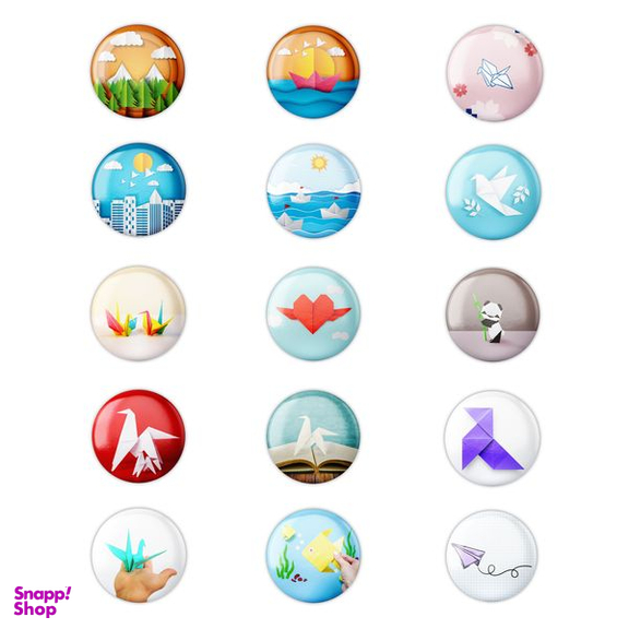 پیکسل اوریران مدل اشکال اوریگامی کد POD15 مجموعه 15 عددی