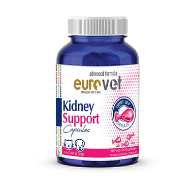 قرص مکمل تقویتی سگ و گربه یوروپت مدل Kidney Support بسته 60 عددی
