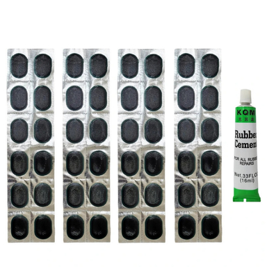 کیت چسب و وصله پنچرگیری دوچرخه مدل M4-48 بسته 49 عددی