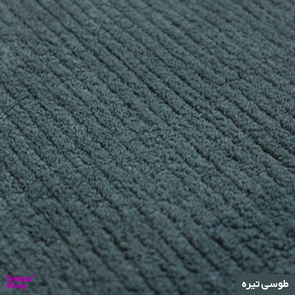 پادری شاران هوم مدل اسفنج دار طرح مخمل راه راه فانتزی سایز 40 ×65 سانتی متر