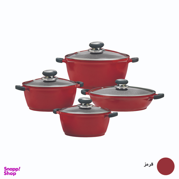 سرویس پخت و پز 8 پارچه زرساب مدل گریپ