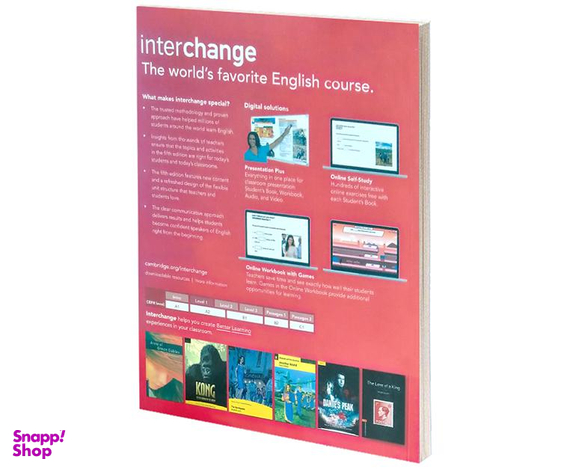 کتاب Interchange 1 اثر Jack C Richards نشر Cambridge مجموعه 2 جلدی