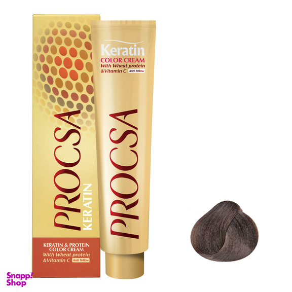 رنگ موی پروکسا سری Natural شماره 5 رنگ قهوه ای روشن حجم 100 میلی لیتر