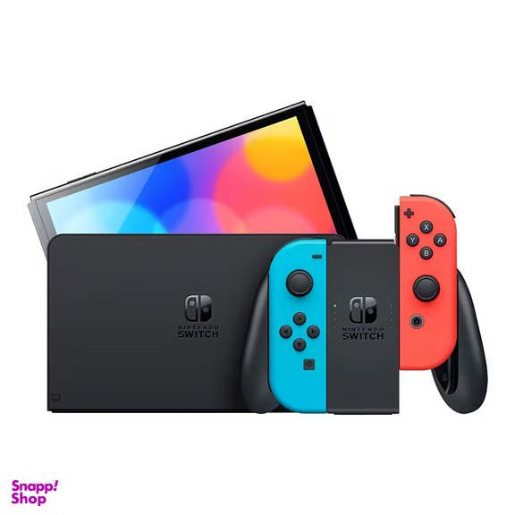 کنسول بازی نینتندو سوییچ اولد به همراه Joy-Con رنگی قرمز و آبی