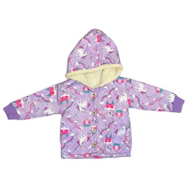 کاپشن دخترانه مدل یونیکورن کد 122