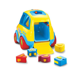 بازی آموزشی هولا مدل ماشین موزیکال با اشکال هندسی فیلی