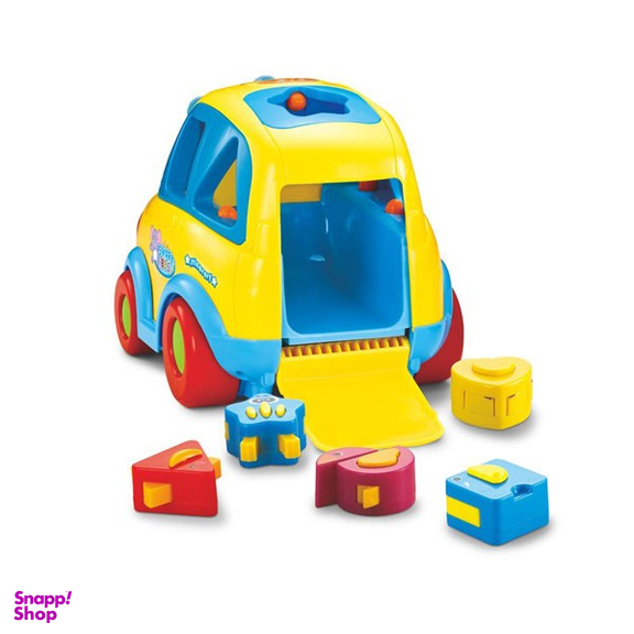 بازی آموزشی هولا مدل ماشین موزیکال با اشکال هندسی فیلی