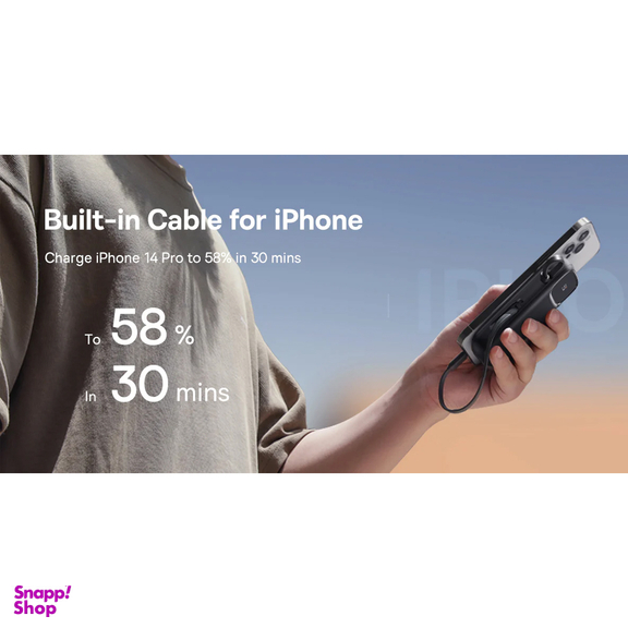 پاور بانک 22.5 وات بیسوس مدل Qpow2 P10055002113-00 ظرفیت 20000 میلی آمپر ساعت