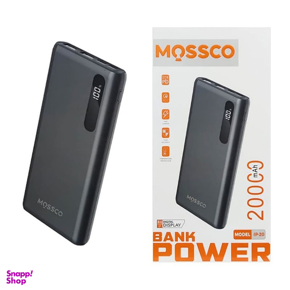 پاوربانک مسکو مدل IP-20 ظرفیت 20000 میلی‌ آمپر ساعت