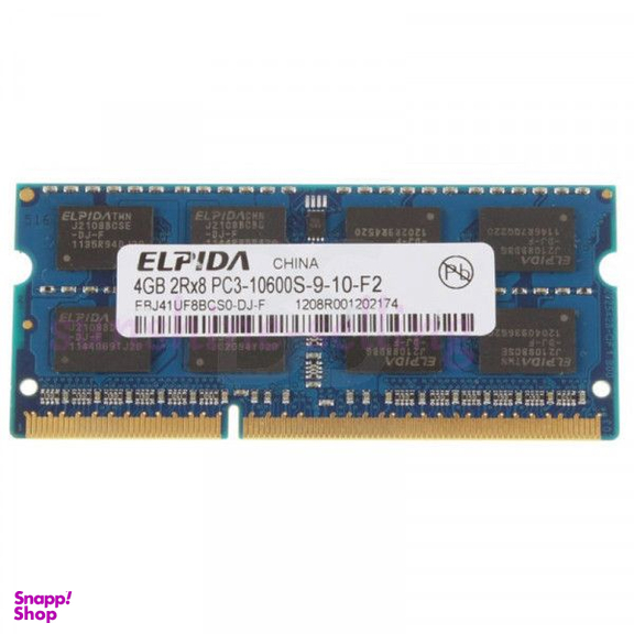 رم لپ تاپ DDR3 تک کاناله 1333 مگاهرتز CL9 الپیدا مدل PC3-10600s ظرفیت 4 گیگابایت